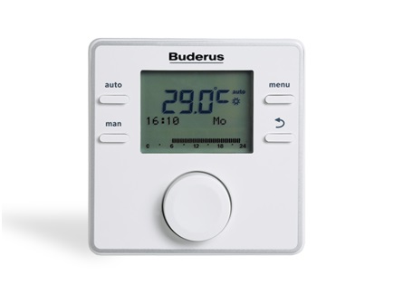 Buderus RC200 RF Kablosuz Programlanabilir Oda Termostatı (Sinyal Yükseltici)-